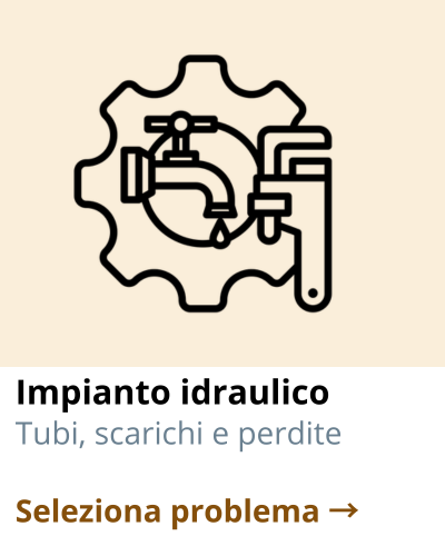 Impianto idraulico supermercato — problemi e assistenza
